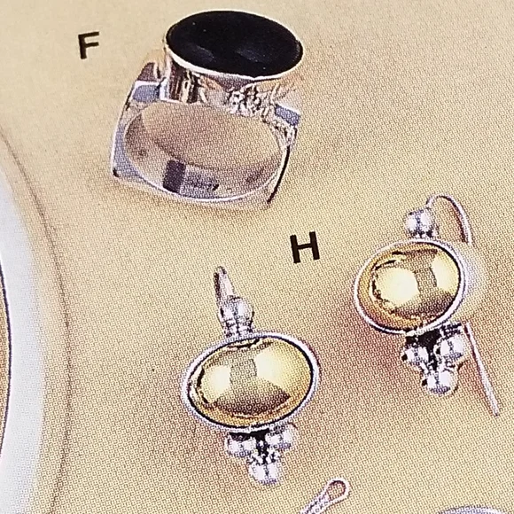 RARE Silpada Sterling Silver  & Black Onyx Ring - Picture 13 of 15